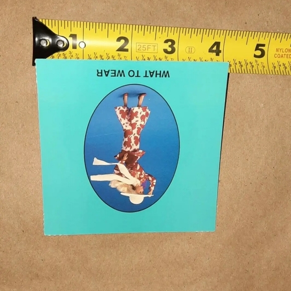 Vintage Barbie Card 1989 Barbie Just Us Girls Game Replacement Piece - Picture 5 of 6